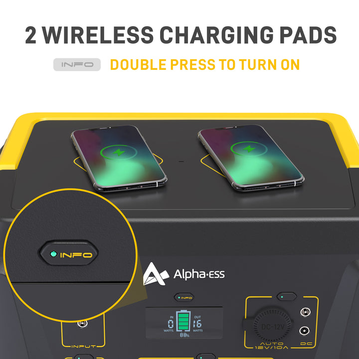 AlphaESS BlackBee 1000 2 wireless charging pads