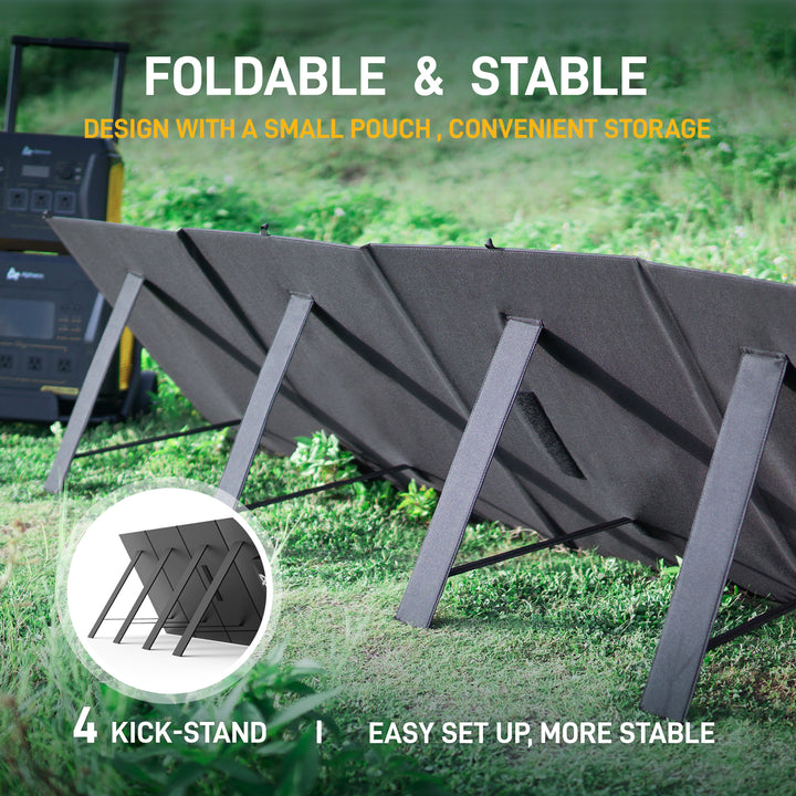 AlphaESS Portable Solar Panel 200Watt foldable & stable