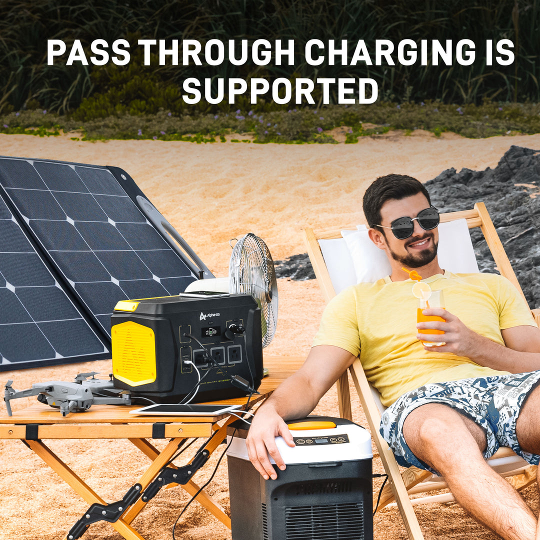 AlphaESS BlackBee 1000 pass through charging is supported